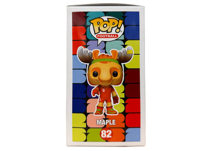 Funko POP FIFA Mascots World Cup 2026 Maple figure #82 with orange moose head and red outfit