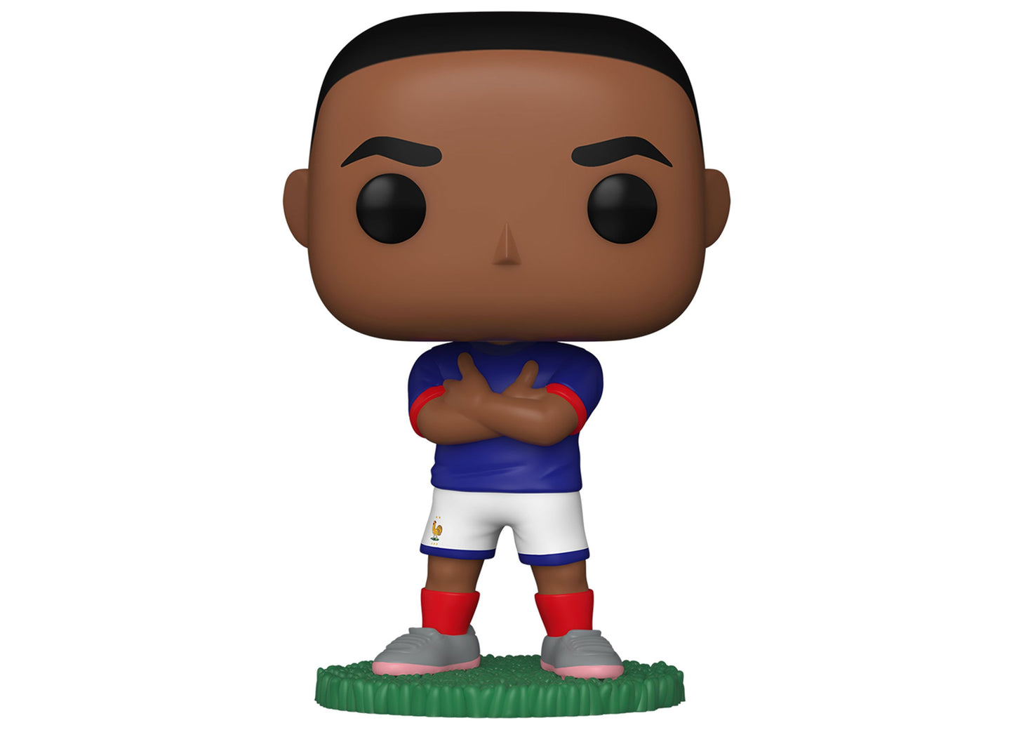 Funko POP Football France Kylian Mbappé figure in blue jersey and white shorts