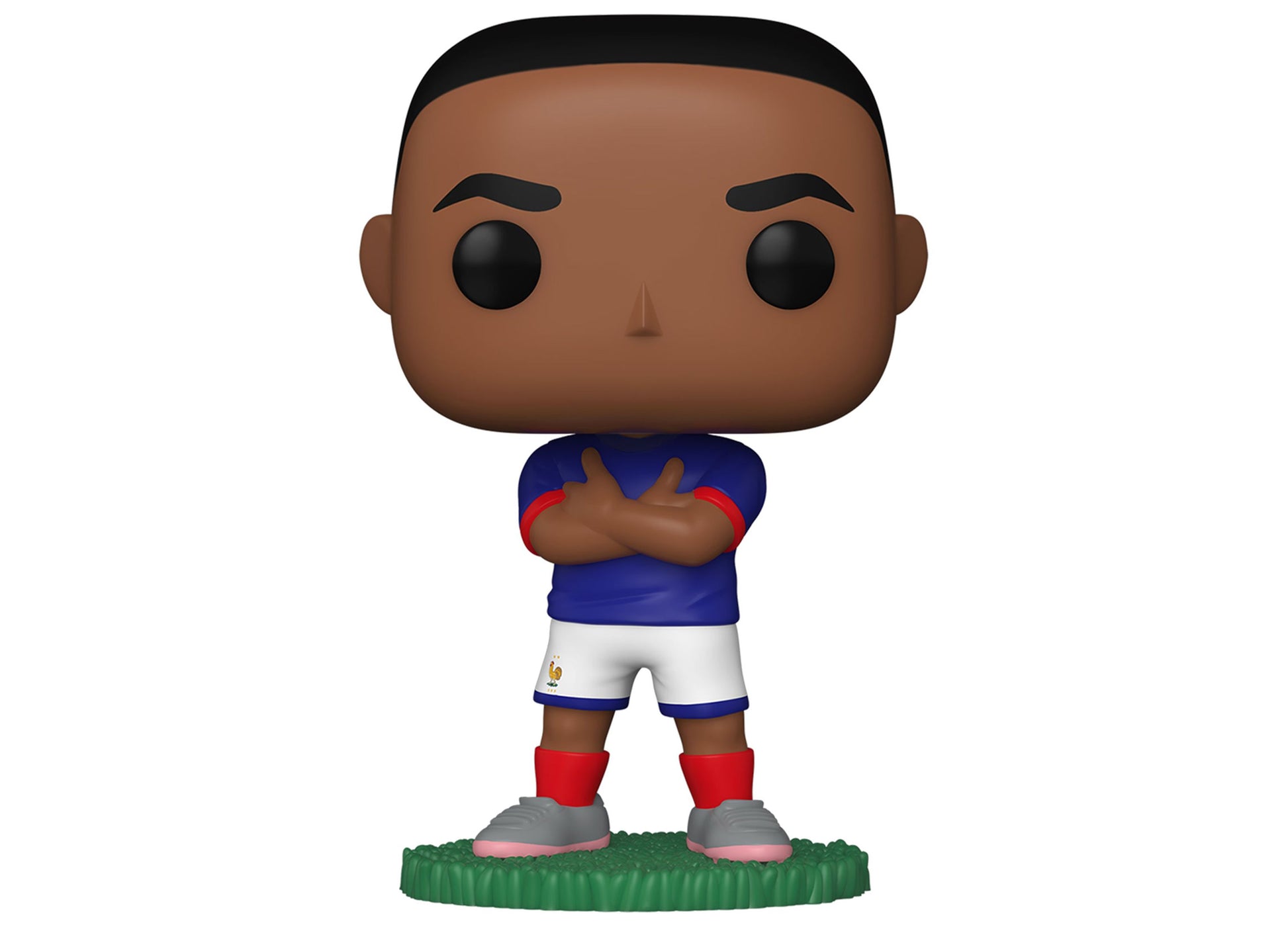 Funko POP Football France Kylian Mbappé figure in blue jersey and white shorts