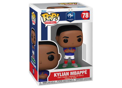 Funko POP Football France Kylian Mbappé vinyl figure #78 in blue jersey