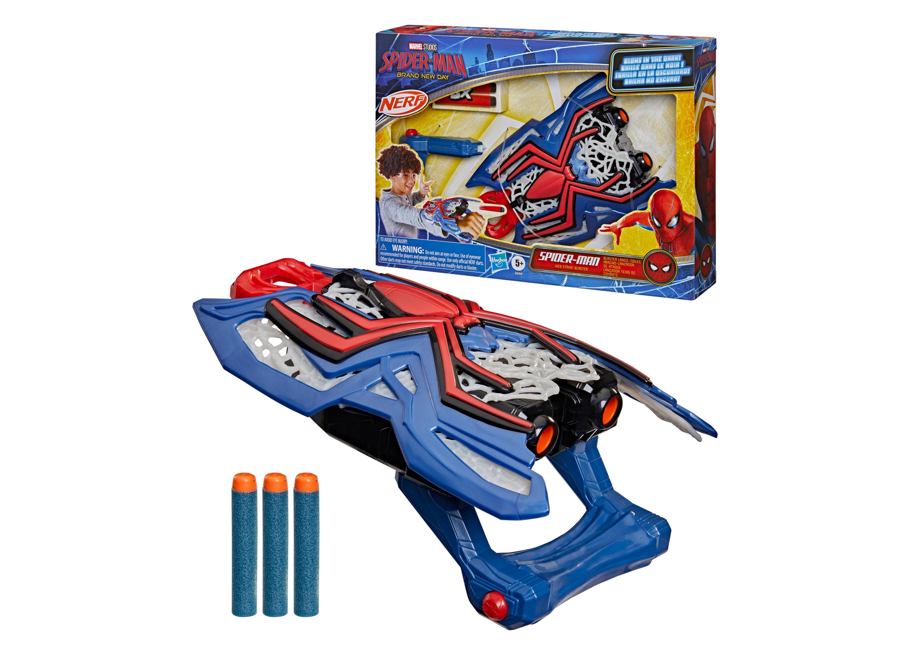 Spider-Man Nerf Web Strike Blaster – Toys