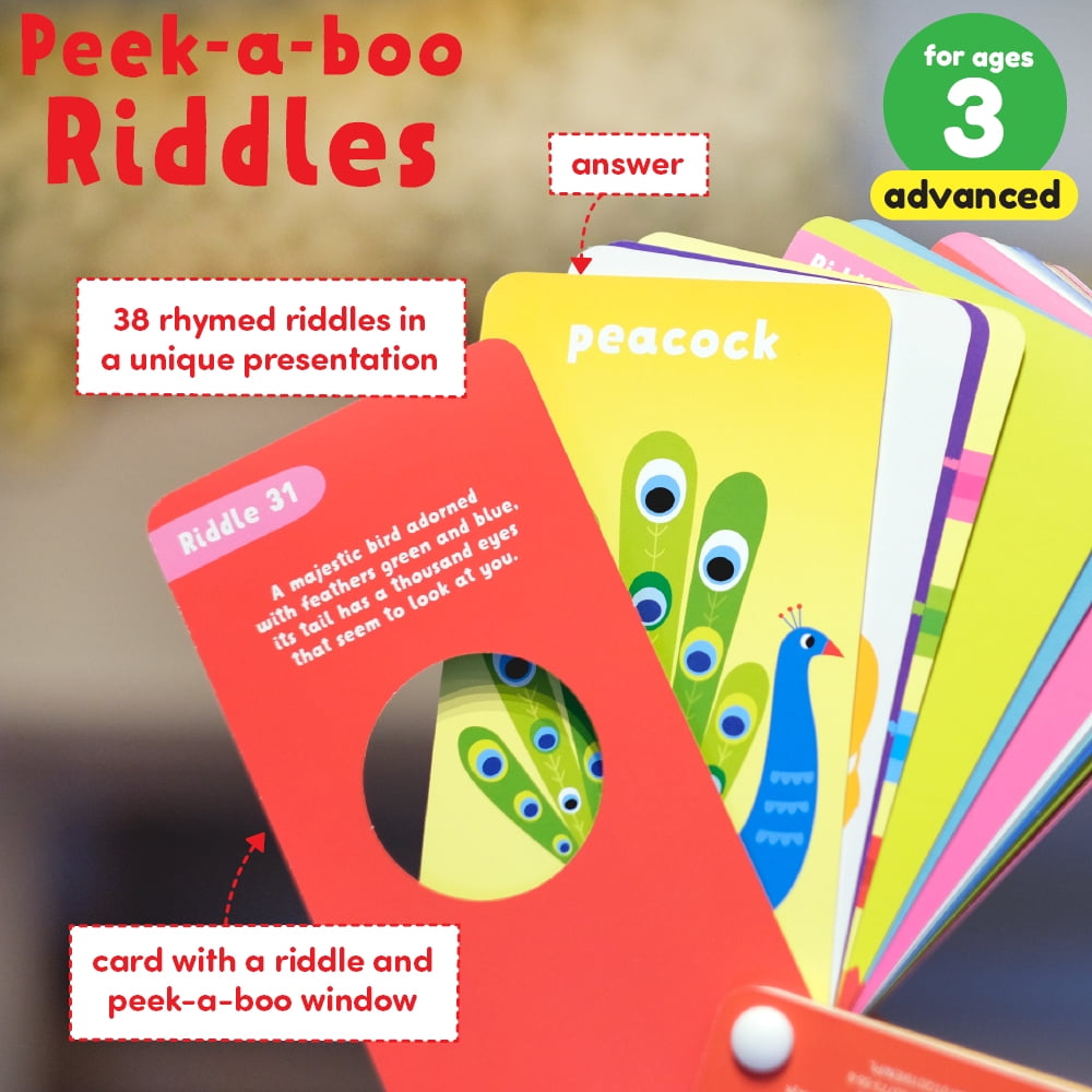 Banana Panda Peek Boo Riddles Advanced Set - Multicolor Riddle Cards f ...