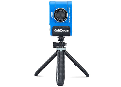 VTech KidiZoom Creator Cam Ultra blue digital camera with tripod stand