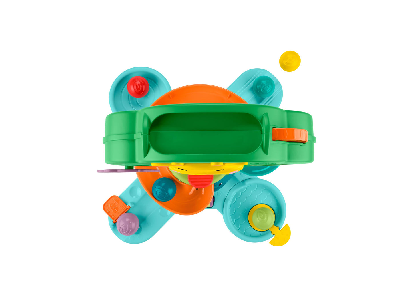 Fisher Price Jungle Tree Musical Activity Center with colorful balls and turquoise base