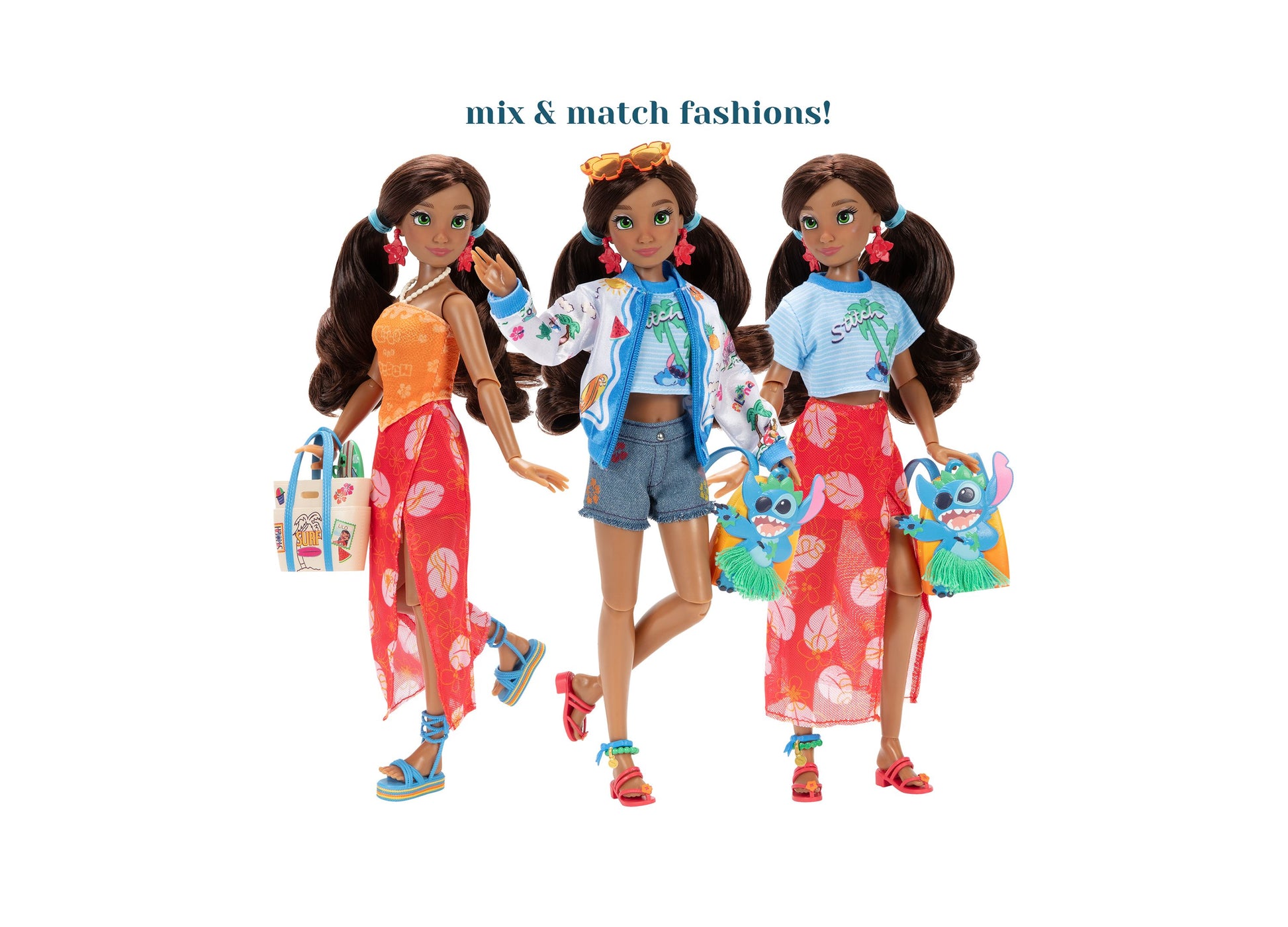 Disney ILY 4ever Lilo & Stitch doll with interchangeable outfits and accessories