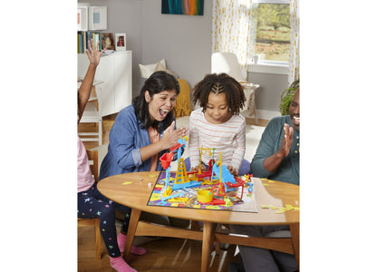 Mouse Trap 2-4 Player Board Game with colorful red, blue, and yellow trap structure on game board