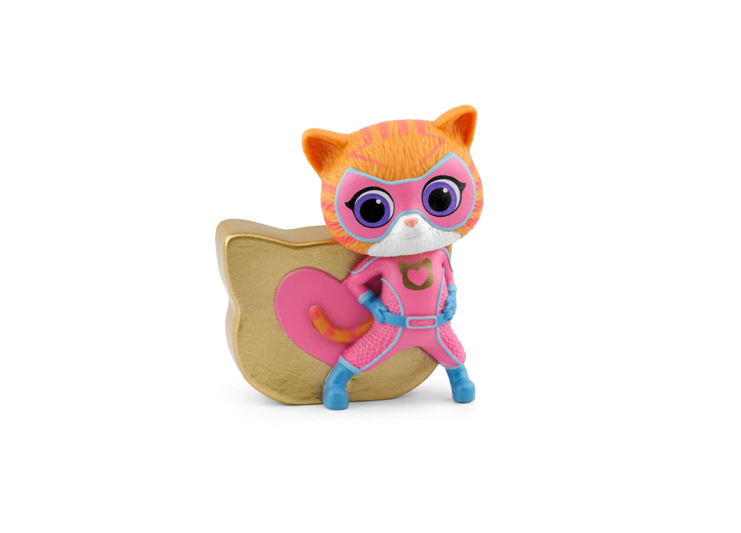 Tonies Disney SuperKitties Ginny Figurine with pink outfit, orange fur, and gold cape