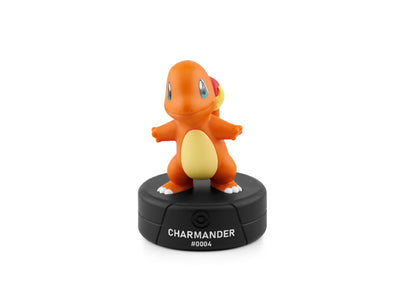 Tonies Pokemon Charmander #0004 orange figure with yellow belly on black base