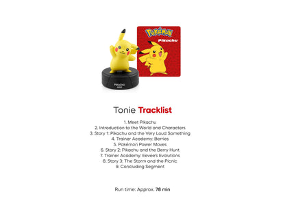 Tonies Pikachu Toniebox starter set with yellow figurine and red card, screen-free audio player for ages 1+