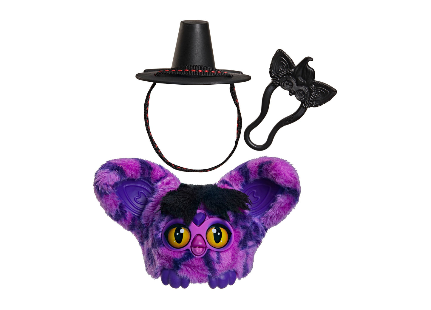 Furby KPop Demon Hunters Saja Boy purple plush with accessories
