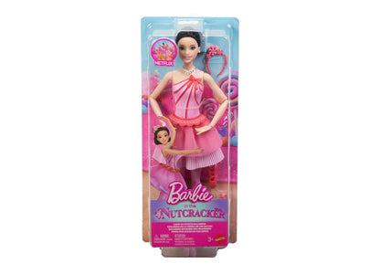 Barbie in the Nutcracker Land of Sweets Ballerina doll in pink tutu with pointe shoes and headband