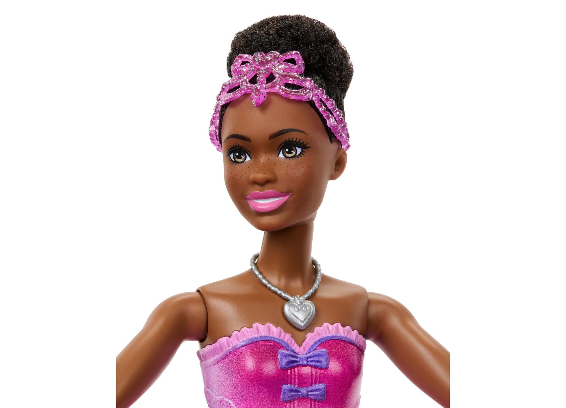Barbie in the Nutcracker Sugar Plum doll wearing pink tutu dress and tiara