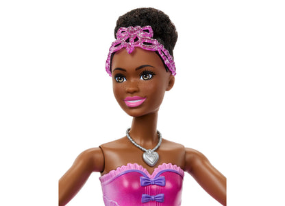 Barbie in the Nutcracker Sugar Plum doll wearing pink tutu dress and tiara