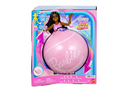 Barbie Team Barbie Roll & Reveal Tennis Player doll with pink ball and accessories in packaging