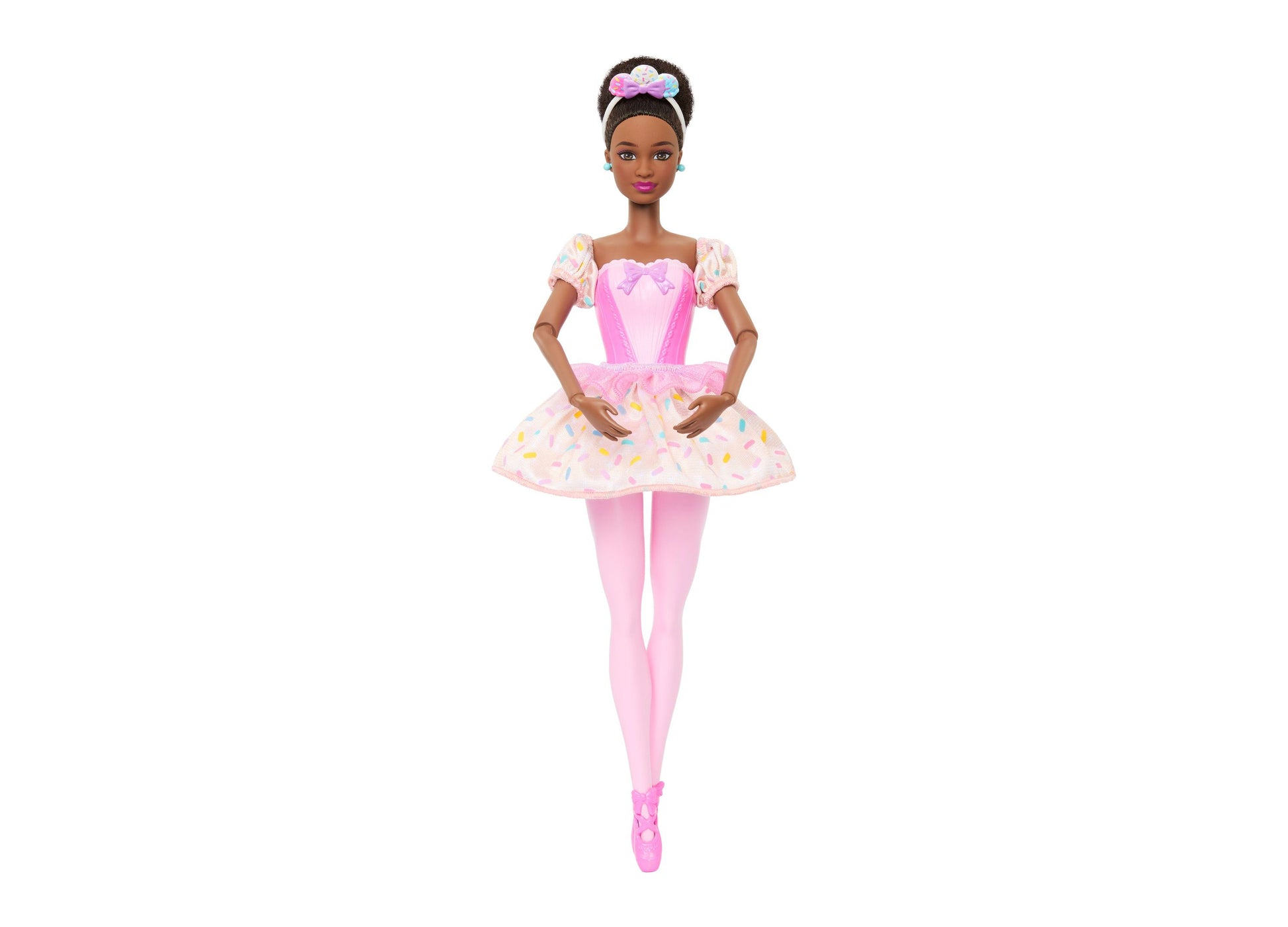 Barbie Land of Sweets Ballerina Doll in pink tutu with articulated ankles