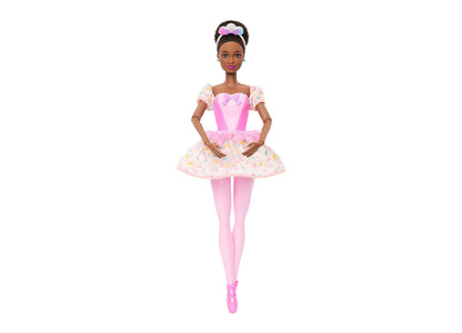 Barbie Land of Sweets Ballerina Doll in pink tutu with articulated ankles