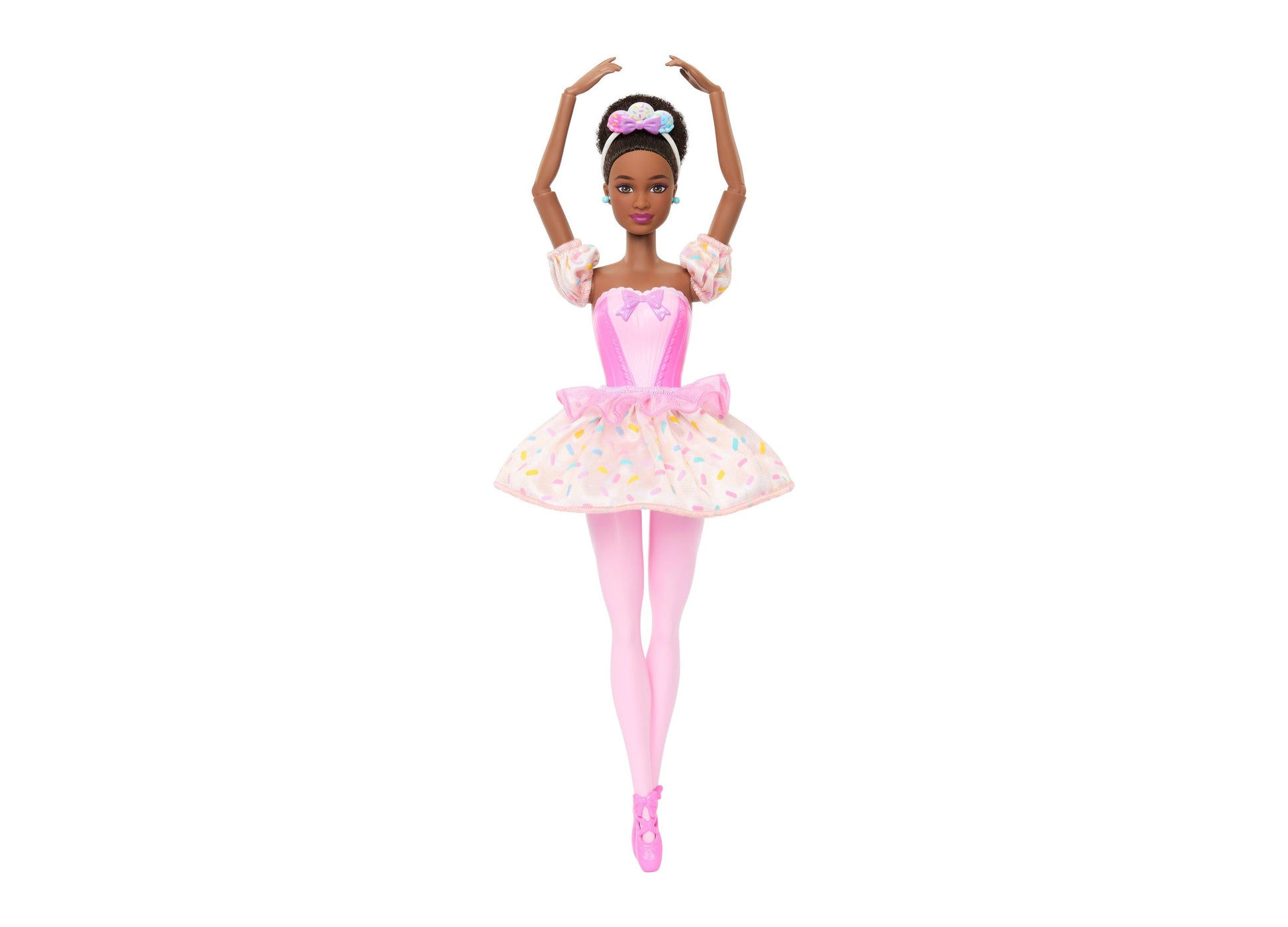 Barbie Land of Sweets Ballerina Doll in pink tutu with articulated ankles