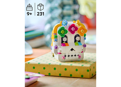 LEGO Día De Los Muertos Altar of the Dead 40811 building set with colorful flowers and skeleton decorations