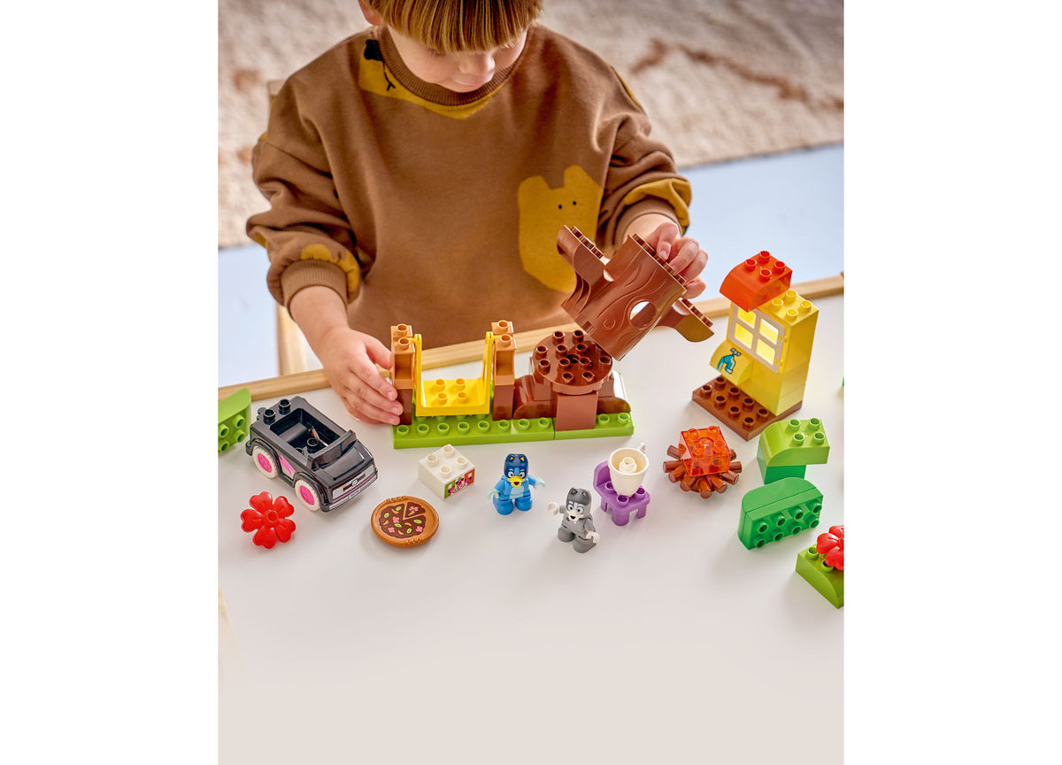 LEGO Bluey Pizza Girls 10469 building set with colorful bricks, minifigures, and accessories for toddlers