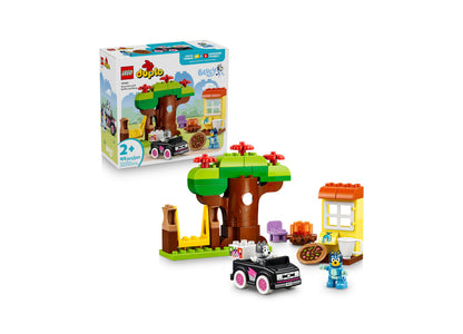 LEGO Duplo Bluey Pizza Girls 10469 building set with tree house, car, and minifigures for ages 2+