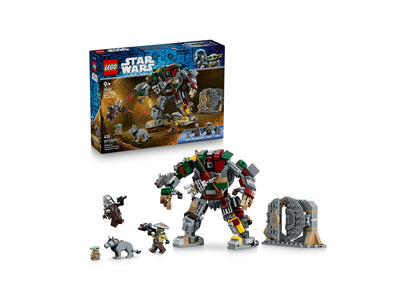 LEGO Star Wars Hutt Palace Sentry Droid Showdown 75451 set with buildable droid, minifigures, and palace entrance