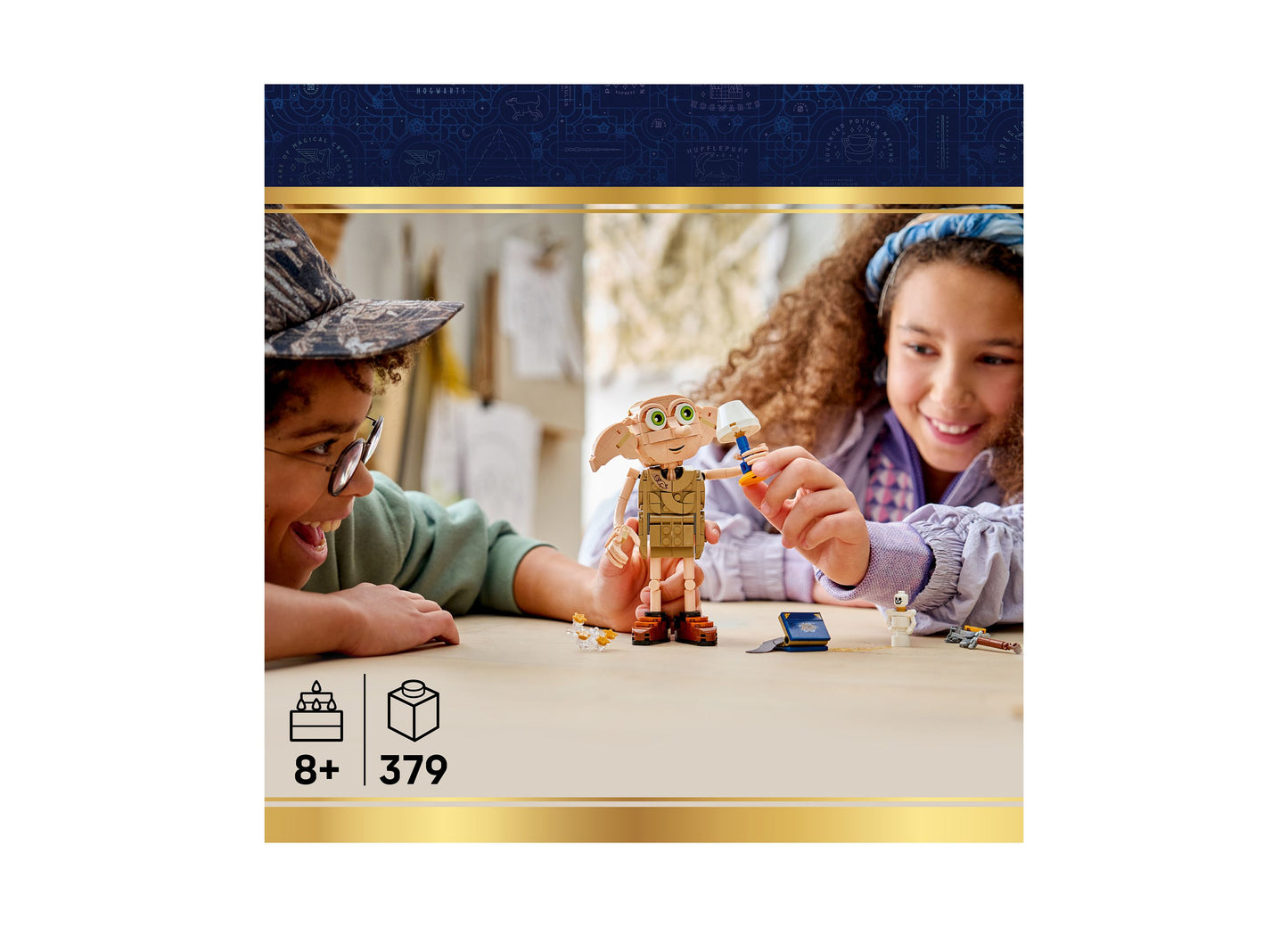 LEGO Harry Potter Dobby the Free Elf 76469 building set with 379 pieces for ages 8+