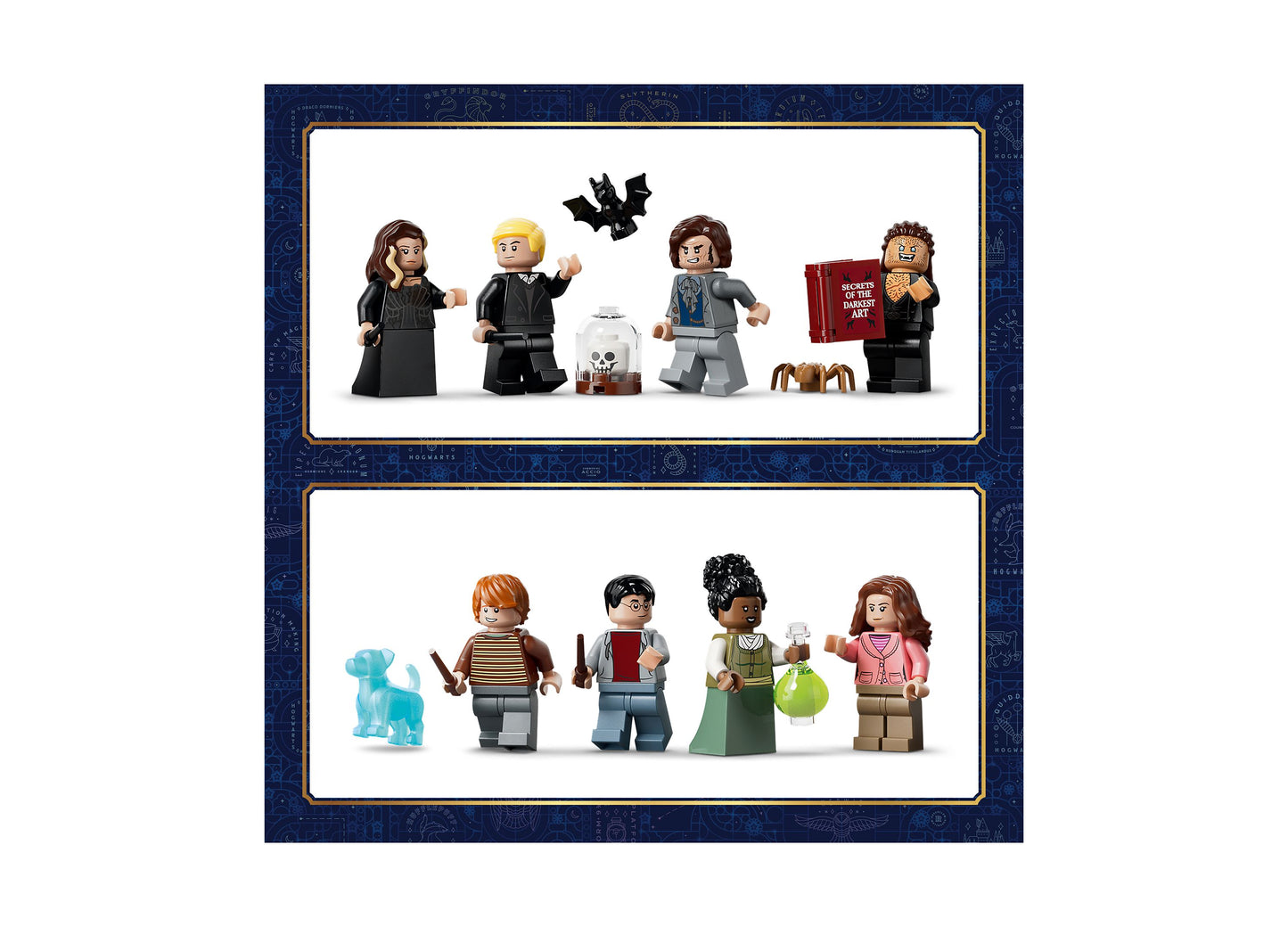 LEGO Harry Potter Knockturn Alley Wizarding Shops 76471 minifigures set with 10 characters and accessories