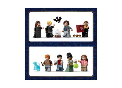 LEGO Harry Potter Knockturn Alley Wizarding Shops 76471 minifigures set with 10 characters and accessories