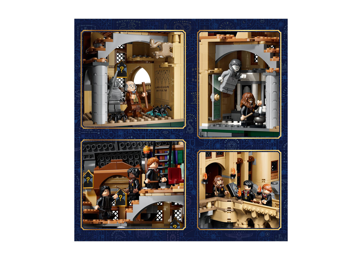 LEGO Harry Potter Hogwarts Castle East Wing 76473 building set with minifigures and detailed room scenes