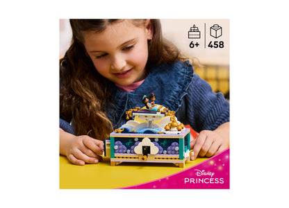 LEGO Disney Princess Jasmine's Jewelry Box 43295 building set with 458 pieces for ages 6+