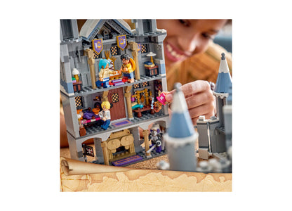 LEGO One Piece Battle at Drum Castle 75645 building set with castle tower, minifigures, and accessories