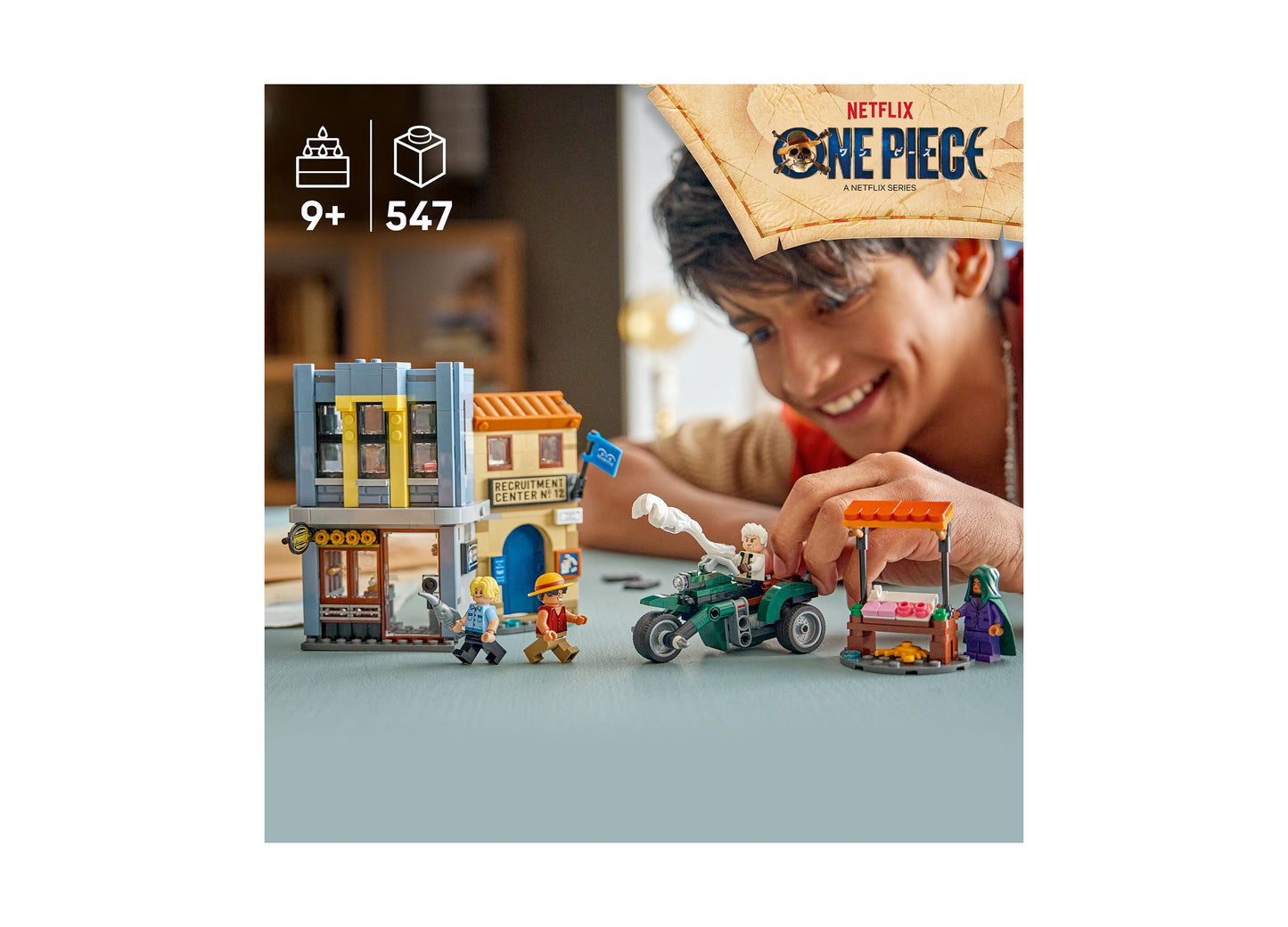 LEGO ONE PIECE Showdown with Captain Smoker 75642 building set with 547 pieces for ages 9+
