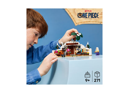 LEGO ONE PIECE Dr. Hiriluk's Hideout 75641 building set with 271 pieces for ages 9+