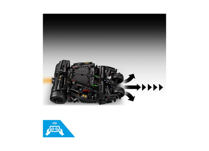 LEGO Batman Batmobile Tumbler 42239 remote-control black building set with movement arrows