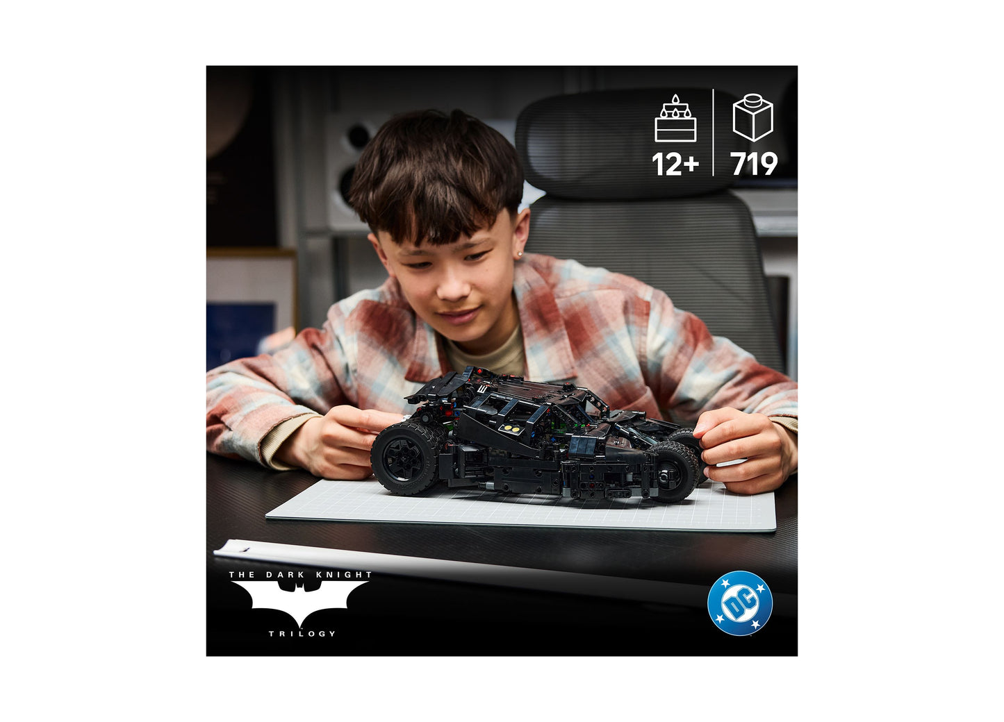 LEGO Batman Batmobile Tumbler 42239 black remote-control building set with 719 pieces