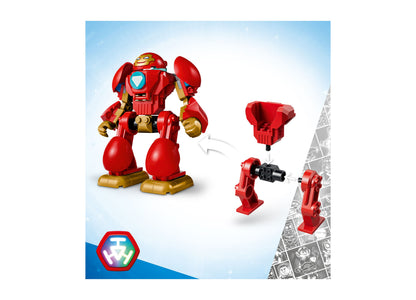 LEGO Marvel Ultron vs. Iron Man 11209 red and gold robot building set with minifigures