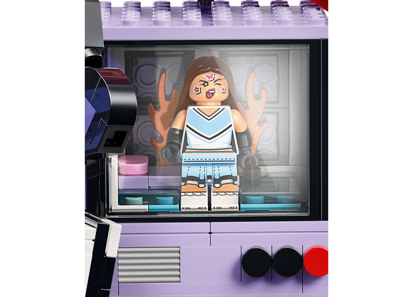 LEGO Olivia Rodrigo Secret Storage 43030 building set with purple display case and minifigure