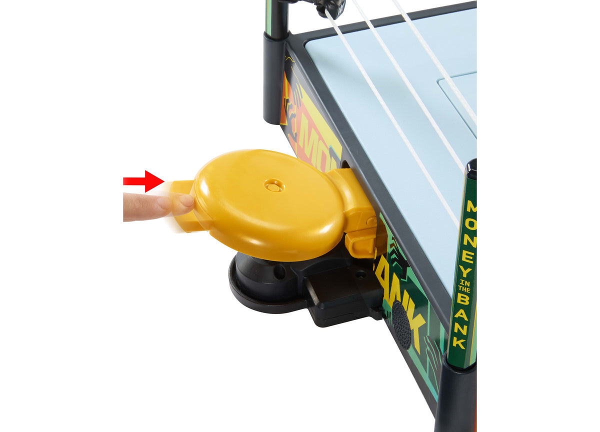 WWE Money In The Bank playset with yellow briefcase and sound effects