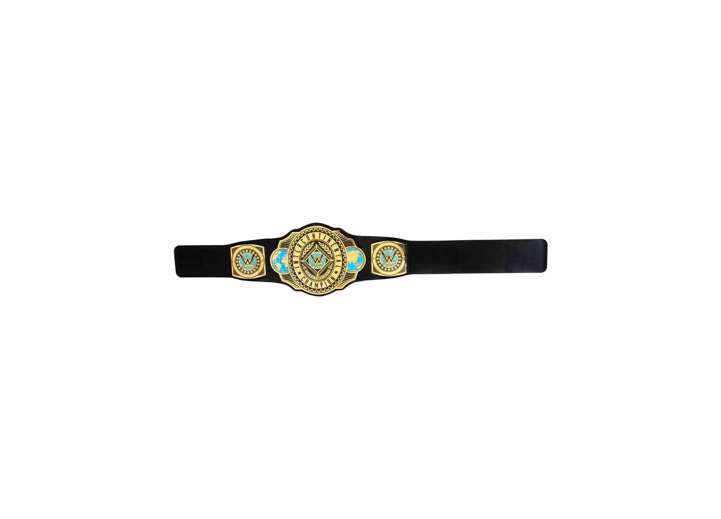 WWE Intercontinental Championship Kid-Sized Title Belt with gold and black design