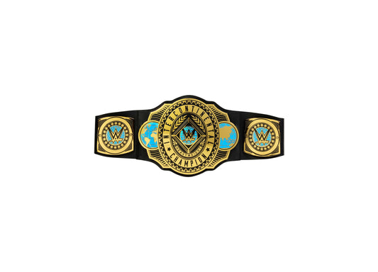 WWE Intercontinental Championship Kid-Sized Title Belt in gold and black