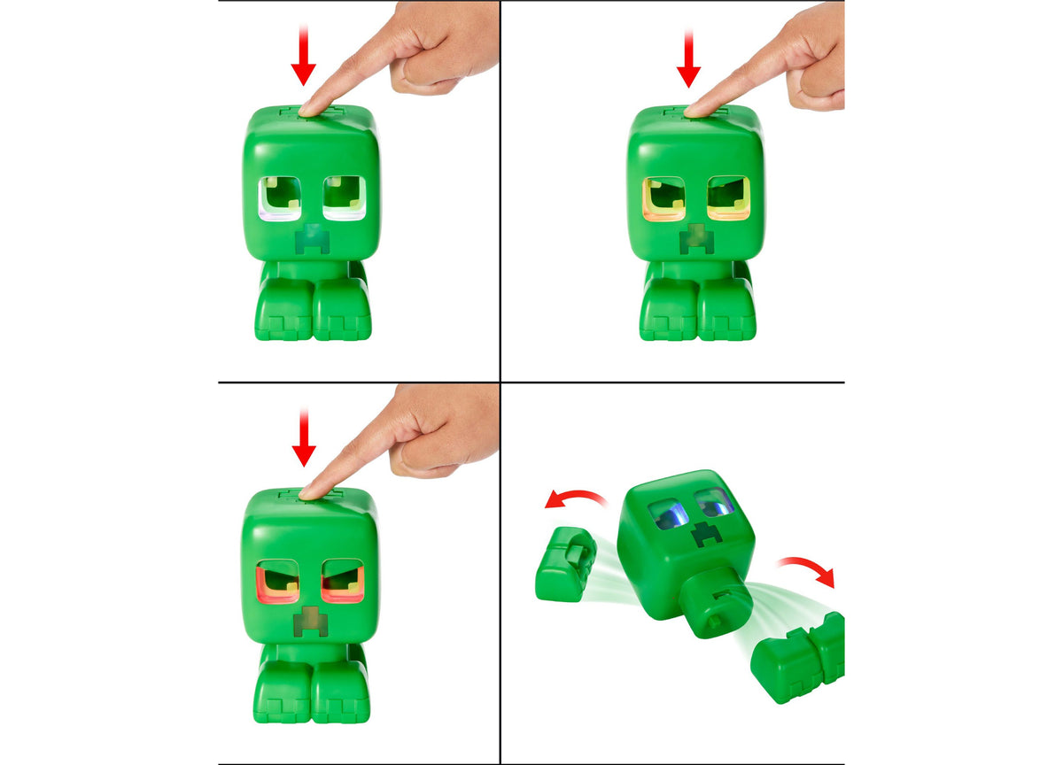 Minecraft Creeper My Pet Creeper Interactive Exploding Action Figure, Ages 6+