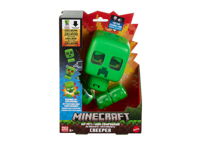 Minecraft Creeper My Pet Creeper Interactive Exploding Action Figure, Ages 6+