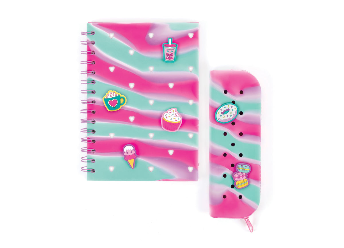 Make It Real Charming Journal & Pencil Pouch, Ages 6+