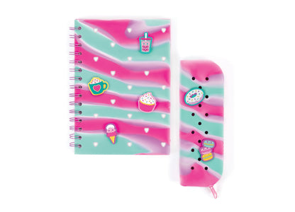 Make It Real Charming Journal & Pencil Pouch, Ages 6+