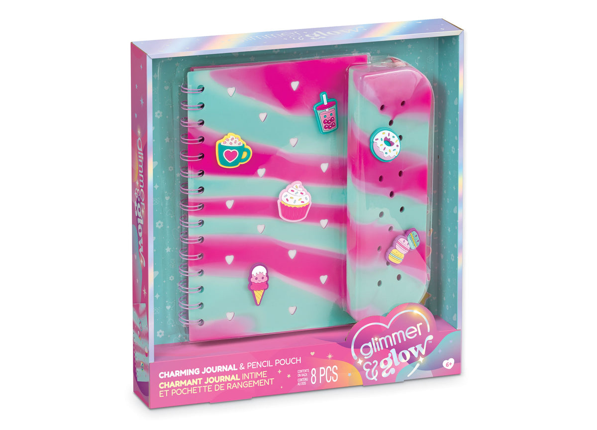 Make It Real Charming Journal & Pencil Pouch, Ages 6+