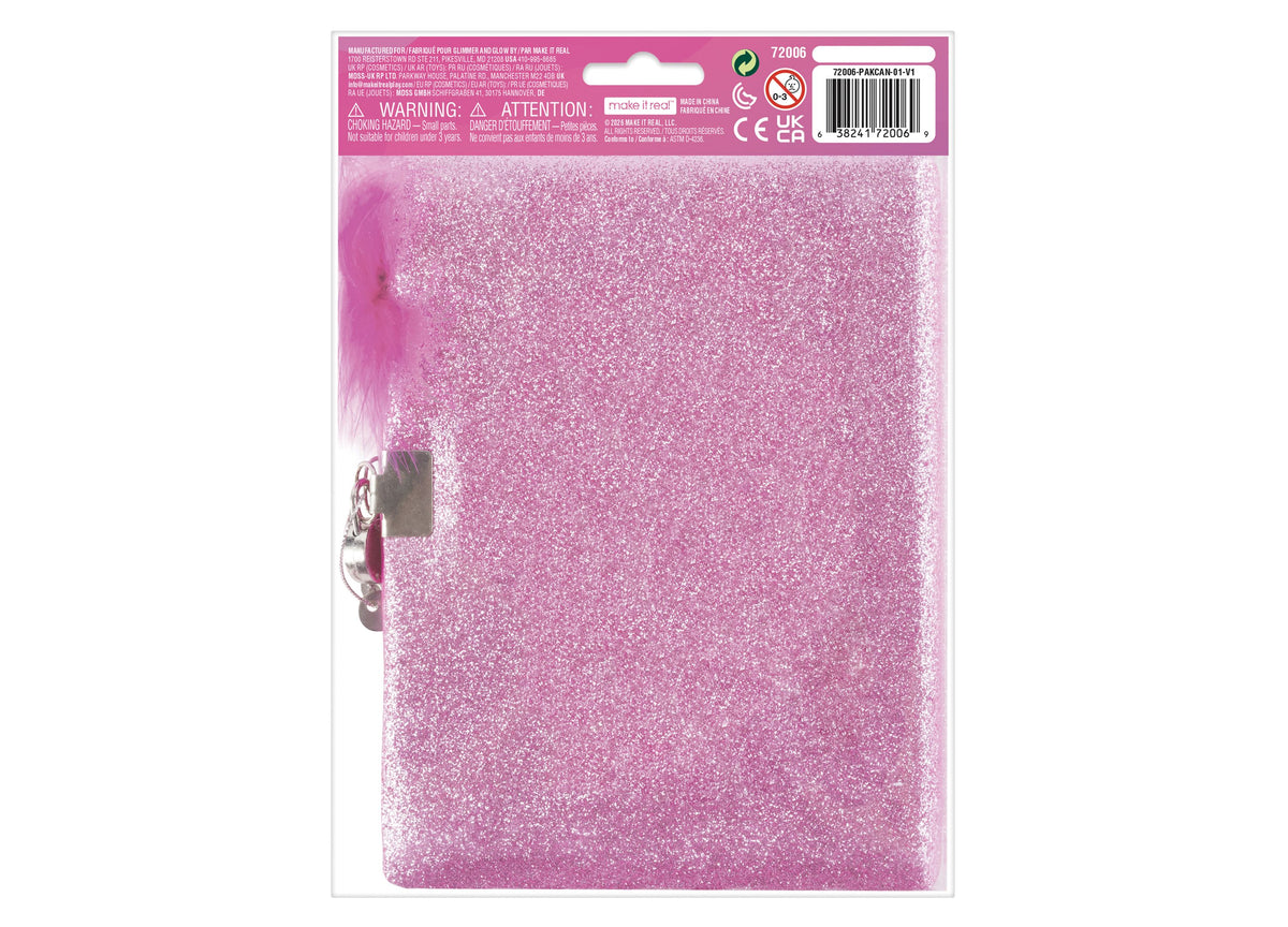 Make It Real Born To Sparkle Glitter Journal, Ages 6+