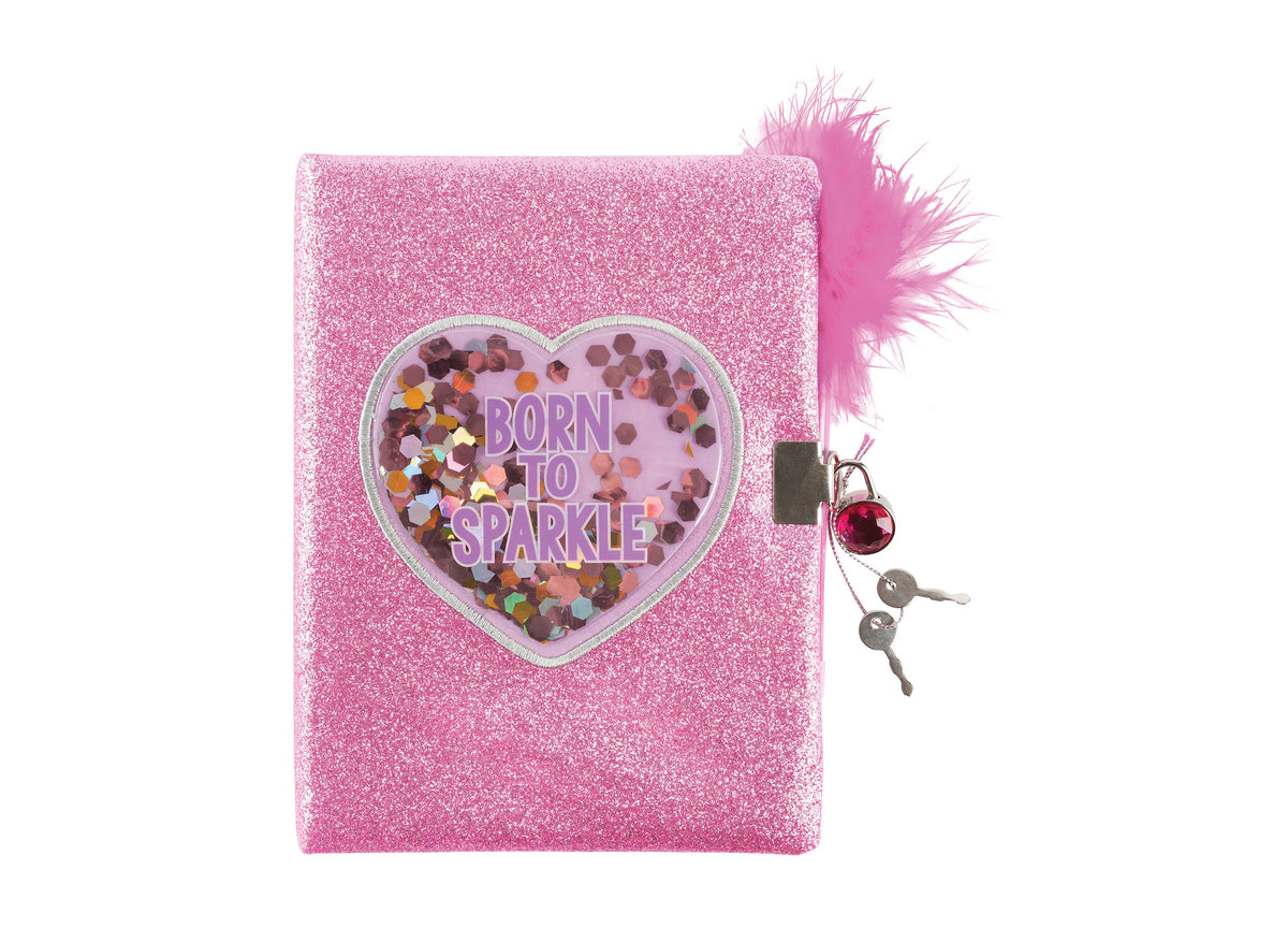 Make It Real Born To Sparkle Glitter Journal, Ages 6+