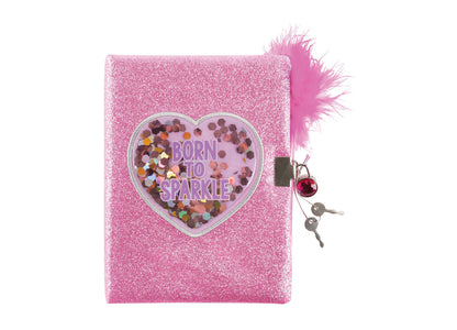Make It Real Born To Sparkle Glitter Journal, Ages 6+
