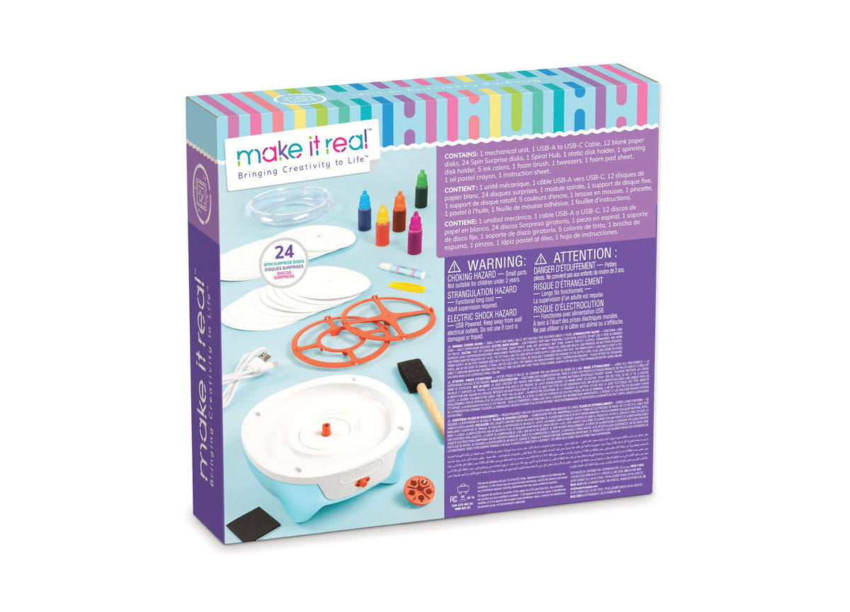 Make It Real Spin Art Innovation Station, Ages 8+