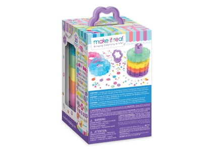 Make It Real Flower Tower Bead Storage, Ages 8+